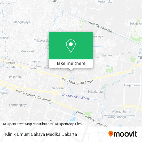Klinik Umum Cahaya Medika map