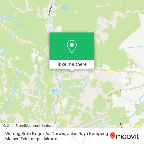 Warung Soto Bogor Aa Darwis, Jalan Raya Kampung Melayu Teluknaga map