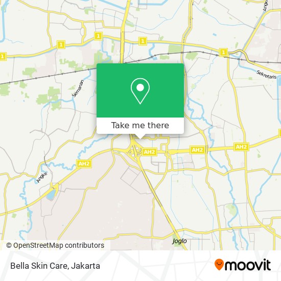 Bella Skin Care map