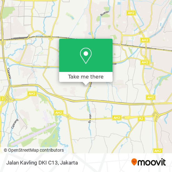 Jalan Kavling DKI C13 map