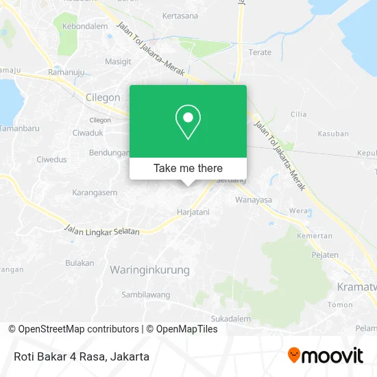 Roti Bakar 4 Rasa map