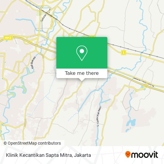 Klinik Kecantikan Sapta Mitra map