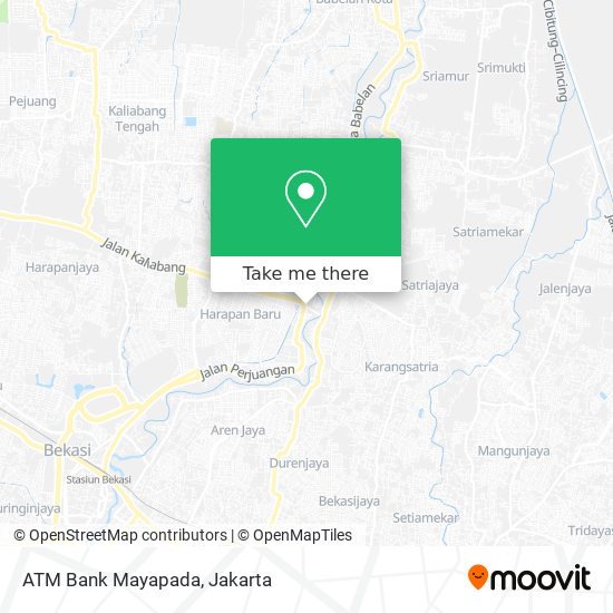 ATM Bank Mayapada map