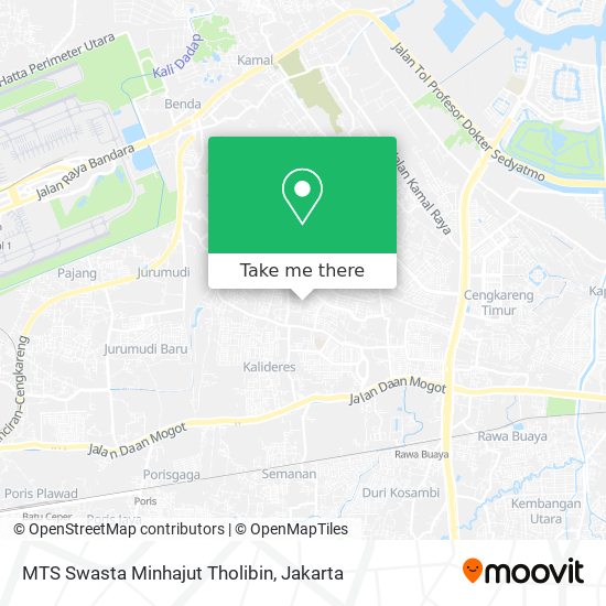 MTS Swasta Minhajut Tholibin map