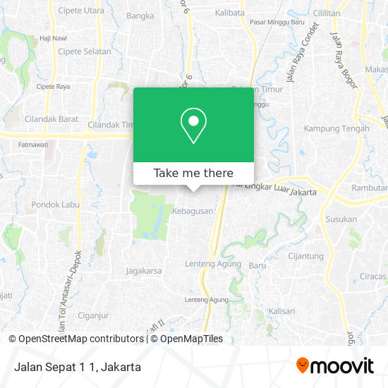 Jalan Sepat 1 1 map