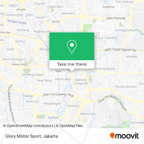 Glory Motor Sport map