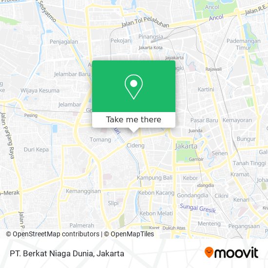 PT. Berkat Niaga Dunia map