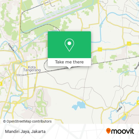 Mandiri Jaya map