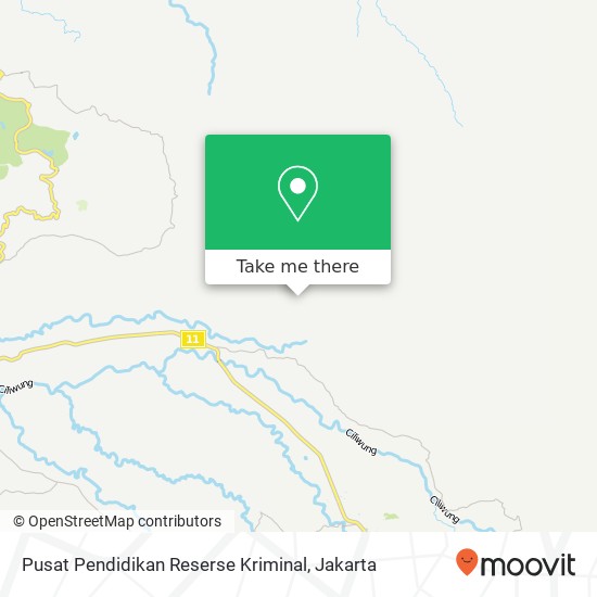 Pusat Pendidikan Reserse Kriminal map