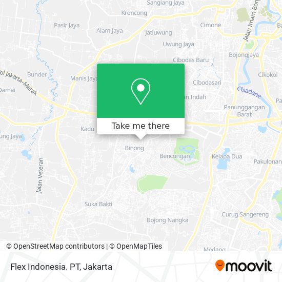 Flex Indonesia. PT map