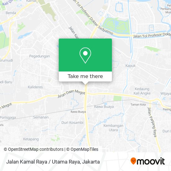 Jalan Kamal Raya / Utama Raya map