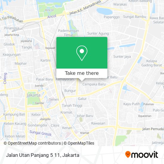 Jalan Utan Panjang 5 11 map