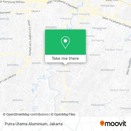 Putra Utama Aluminium map