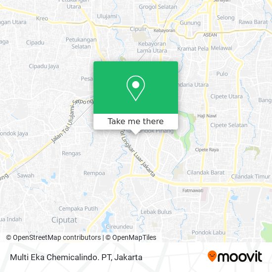 Multi Eka Chemicalindo. PT map