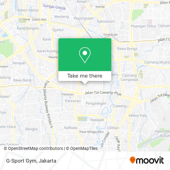 G-Sport Gym map