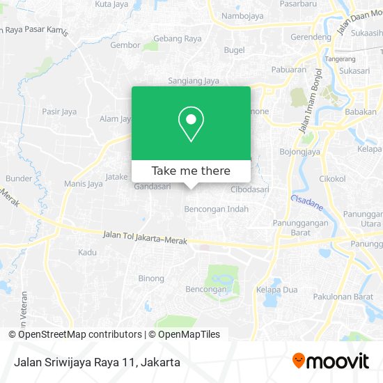 Jalan Sriwijaya Raya 11 map