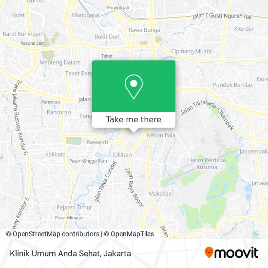 Klinik Umum Anda Sehat map