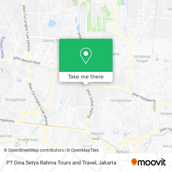 PT Dina Setya Rahma Tours and Travel map