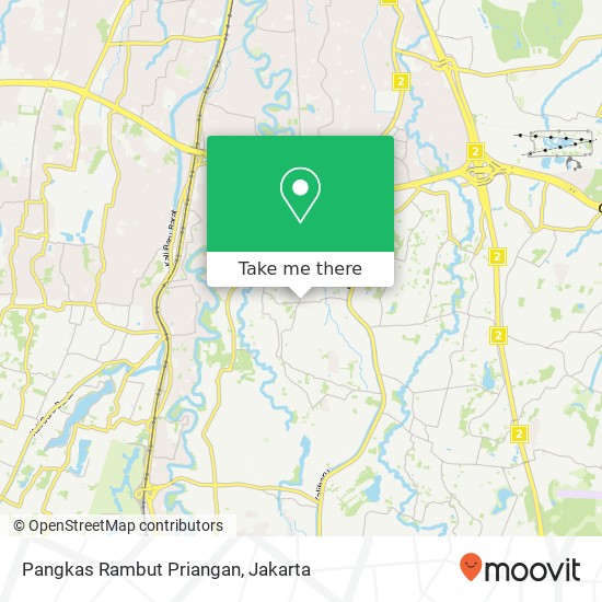 Pangkas Rambut Priangan map