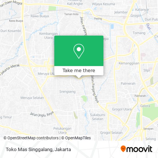 Toko Mas Singgalang map