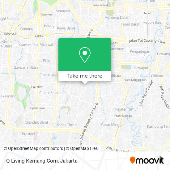 Q Living Kemang.Com map