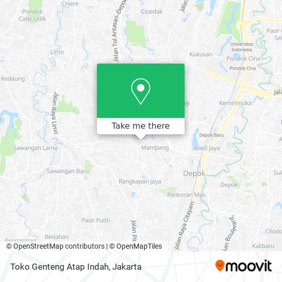 Toko Genteng Atap Indah map