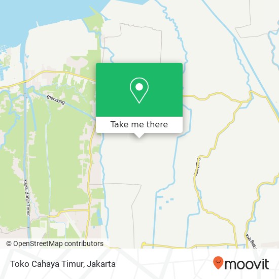 Toko Cahaya Timur, Cluster Atlantis Tarumajaya 17216 map