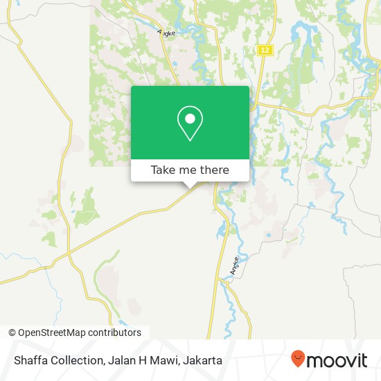 Shaffa Collection, Jalan H Mawi map