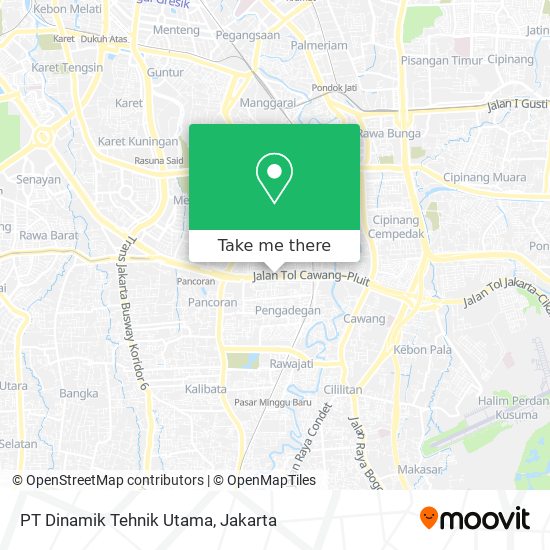 PT Dinamik Tehnik Utama map