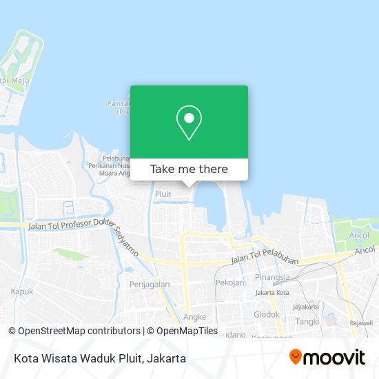 Kota Wisata Waduk Pluit map