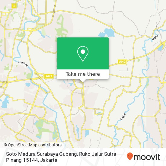 Soto Madura Surabaya Gubeng, Ruko Jalur Sutra Pinang 15144 map