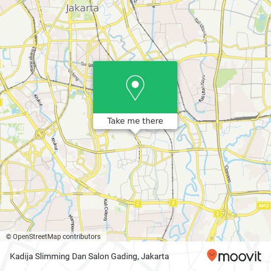Kadija Slimming Dan Salon Gading map