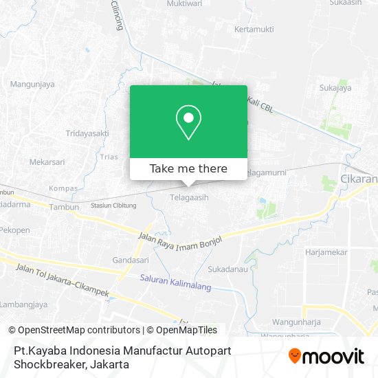 Pt.Kayaba Indonesia Manufactur Autopart Shockbreaker map