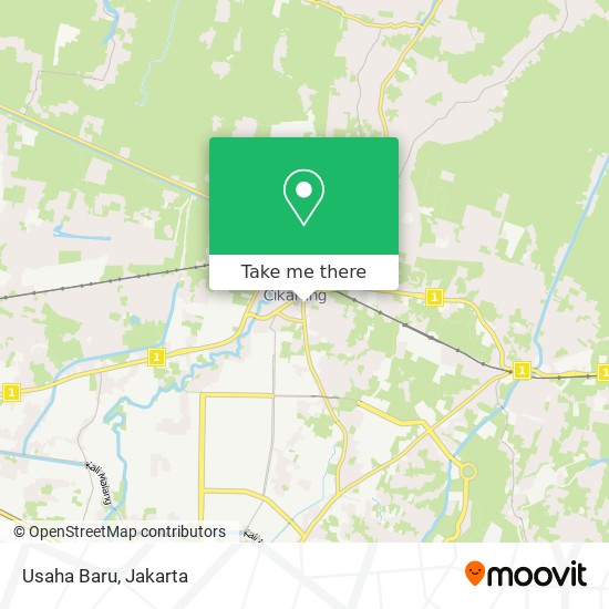 Usaha Baru map