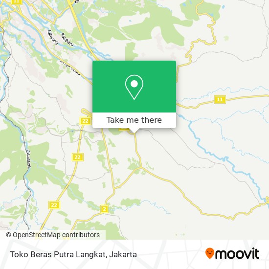 Toko Beras Putra Langkat map