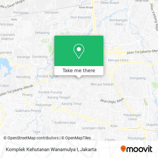 Komplek Kehutanan Wanamulya I map