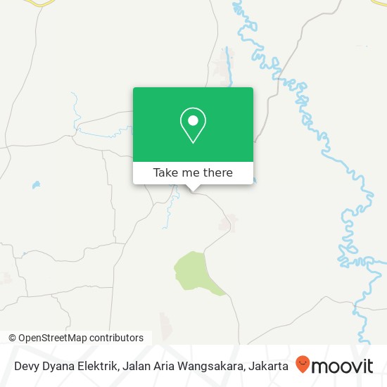 Devy Dyana Elektrik, Jalan Aria Wangsakara map