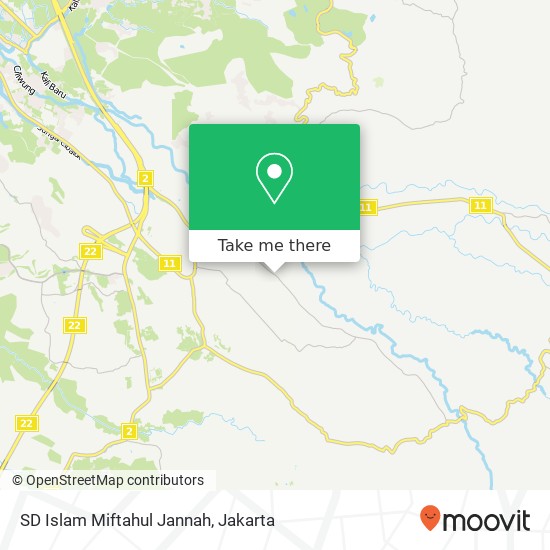 SD Islam Miftahul Jannah map