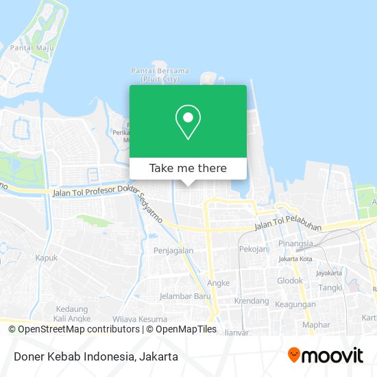 Doner Kebab Indonesia map