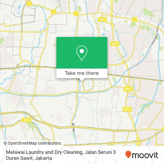 Melawai Laundry and Dry Cleaning, Jalan Seruni 3 Duren Sawit map