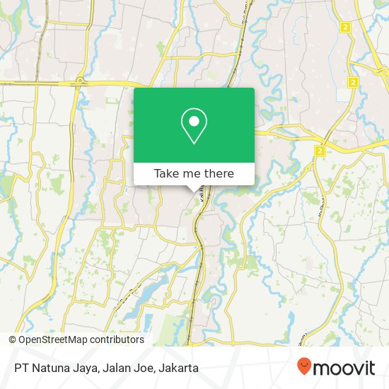 PT Natuna Jaya, Jalan Joe map