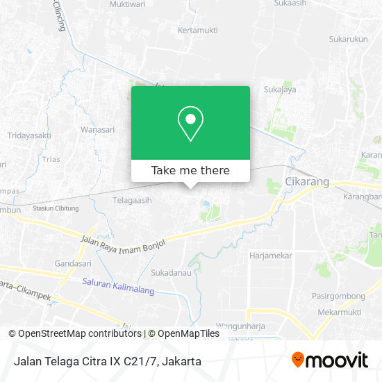 Jalan Telaga Citra IX C21/7 map