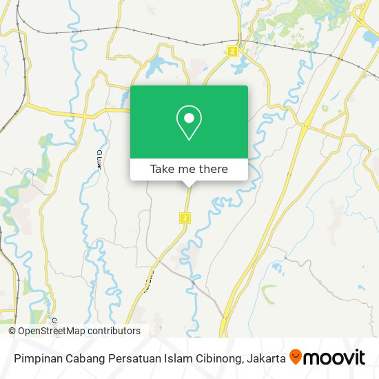 Pimpinan Cabang Persatuan Islam Cibinong map