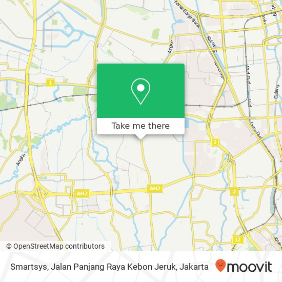 Smartsys, Jalan Panjang Raya Kebon Jeruk map