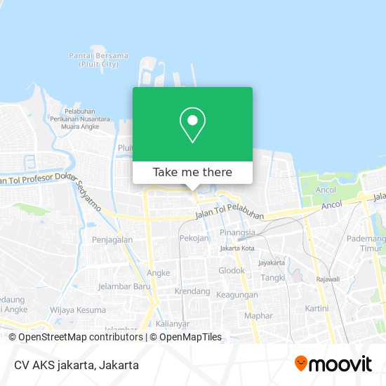 CV AKS jakarta map