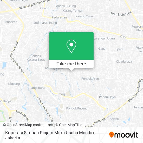 Koperasi Simpan Pinjam Mitra Usaha Mandiri map