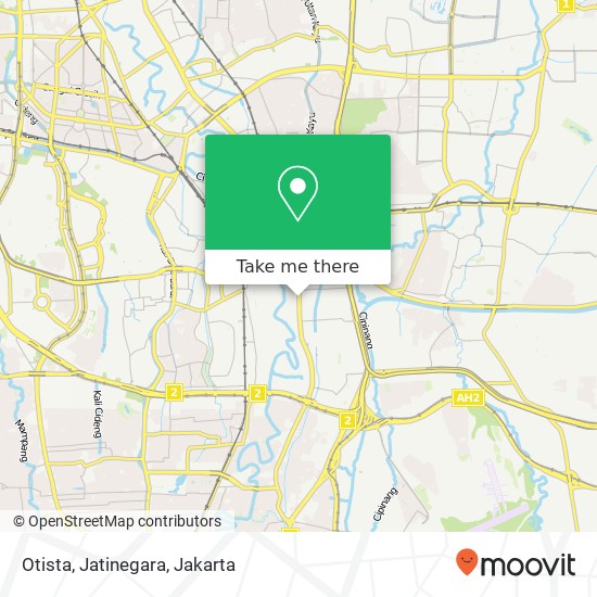 Otista, Jatinegara map