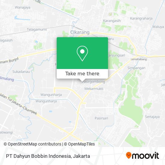 PT Dahyun Bobbin Indonesia map