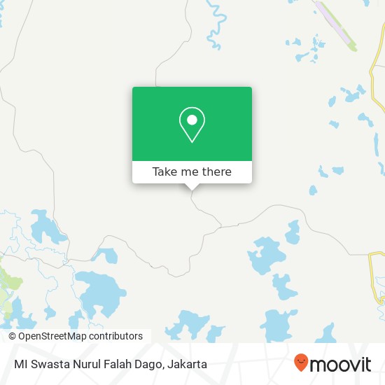 MI Swasta Nurul Falah Dago, Parung Panjang 16367 map