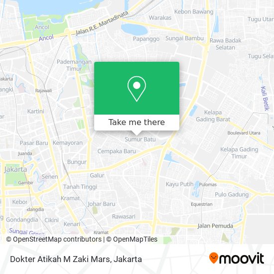 Dokter Atikah M Zaki Mars map